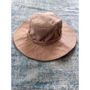 NWT! ASN Harper Floppy Tan Felt Hat in Oatmeal Tan